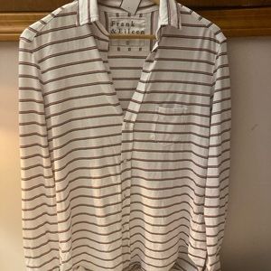 Frank & Eileen Tee Labs long sleeve 100% cotton blouse